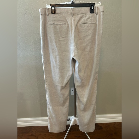 Ann Taylor Cream Blazer Suit with Pinstripe Lining - Picture 13 of 13